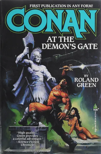 Обложка книги Conan at the demon`s gate, Roland Green