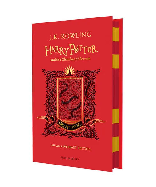 Обложка книги Harry Potter and the Chamber of Secrets – Gryffindor Edition, J. K. Rowling