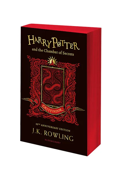 Обложка книги Harry Potter and the Chamber of Secrets – Gryffindor Edition, J. K. Rowling