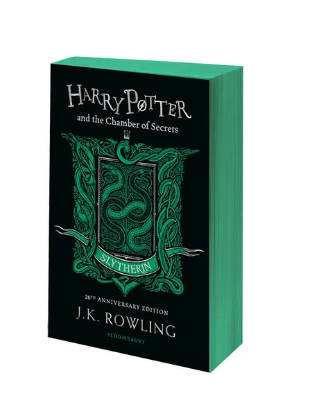 Обложка книги Harry Potter and the Chamber of Secrets – Slytherin Edition, Роулинг Джоан Кэтлин