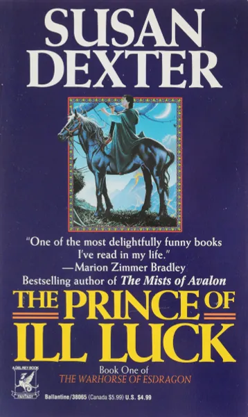 Обложка книги The Prince of ill luck, Susan Dexter