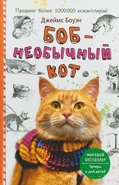 Обложка книги Боб - необычный кот, Джеймс Боуэн