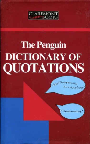 Обложка книги The Penguin Dictionary of Quotations, J.M. Cohen, M.J. Cohen