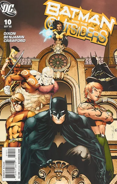 Обложка книги Batman and the Outsiders # 10, Dixon, Benjamin, Crawford