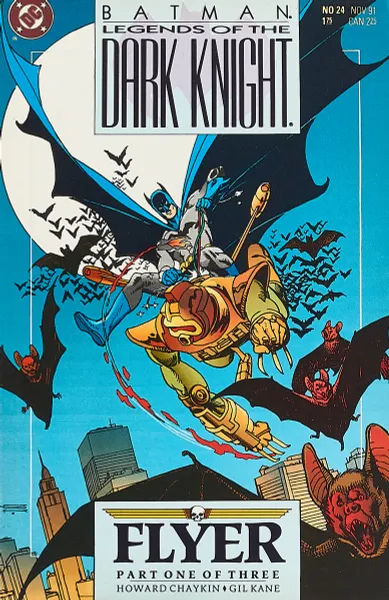 Обложка книги Batman: Legends of the Dark Knight. # 24, Chaykin H, Kane G.,