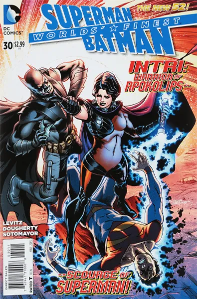 Обложка книги Worlds' Finest #30, Levitz, Dougherty, Sotomayor