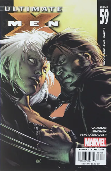 Обложка книги Ultimate X-Men #59, Brian K. Vaughan, Stuart Immonen, Wade Von Grawbadger