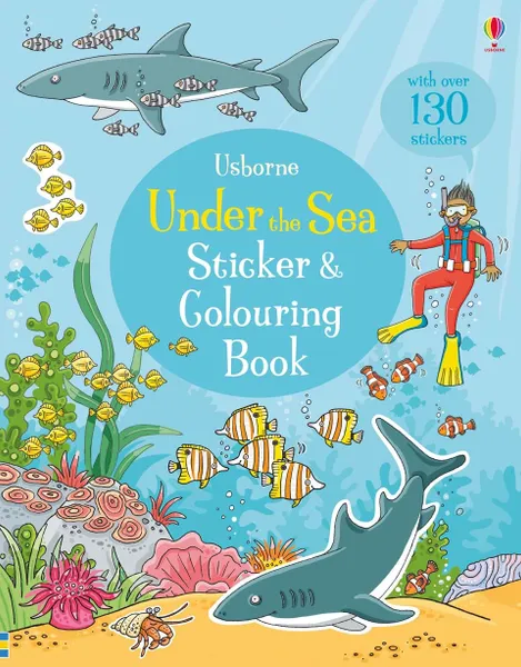 Обложка книги Under the sea. Sticker and colouring book, Greenwell Jessica, Johansson Cecilia