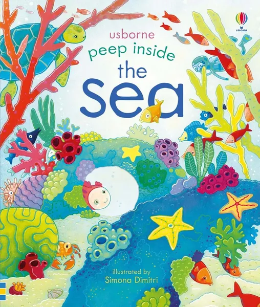 Обложка книги Peep inside the sea, Anna Milbourne