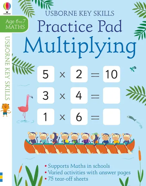 Обложка книги Multiplying practice pad 6-7, Simon Tudhope