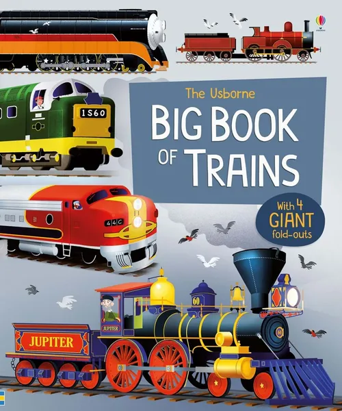 Обложка книги Big book of trains, Megan Cullis