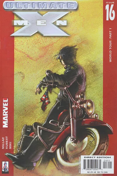 Обложка книги Ultimate X-Men #16, Mark Millar, Adam Kubert, Danny Miki