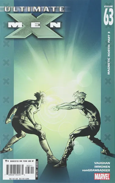 Обложка книги Ultimate X-Men #63, Brian K. Vaughan, Stuart Immonen, Wade Von Grawbadger