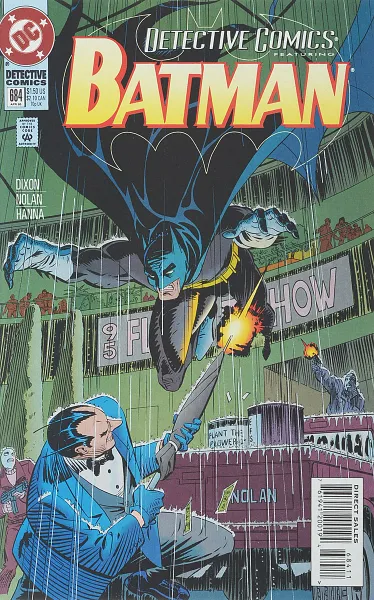 Обложка книги Detective Comics #684, Chuck Dixon, Graham Nolan, Scott Hanna