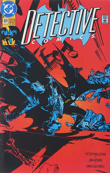 Обложка книги Detective Comics #631, Peter Milligan, Jim Aparo, Mike DeCarlo