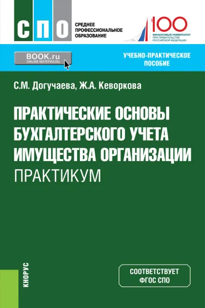 Обложка книги Практические основы бухгалтерского учета имущества организации. Практикум (для СПО), С. М. Догучаева,Ж. А. Кеворкова