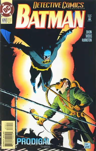 Обложка книги Detective Comics #679, Chuck Dixon, Lee Weeks, Josef (Joe) Rubinstein