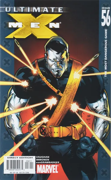 Обложка книги Ultimate X-Men #56, Brian K. Vaughan, Stuart Immonen, Wade Von Grawbadger