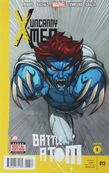 Обложка книги Uncanny X-Men #13, Brian Michael Bendis, Chris Bachalo, Tim Townsend, Marte Gracia