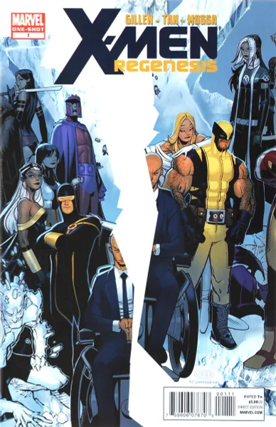 Обложка книги X-Men: Regenesis #1, Kieron Gillen, Billy Tan, Andres Mossa