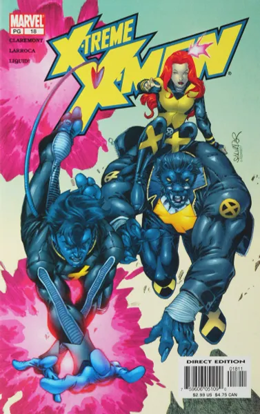 Обложка книги X-Treme X-Men #18, Chris Claremont, Salvador Larroca, Liquid!