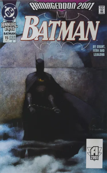 Обложка книги Batman Annual #15, Alan Grant, Jim Fern, Steve Leialoha