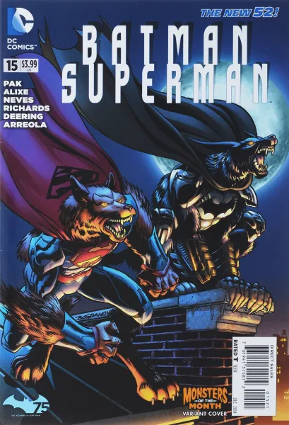 Обложка книги Batman / Superman #15c, Greg Pak, Pascal Alixe, Diogenes Neves