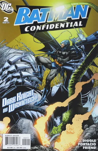 Обложка книги Batman: Confidential #2, Andy Diggle, Whilce Portacio, Richard Friend