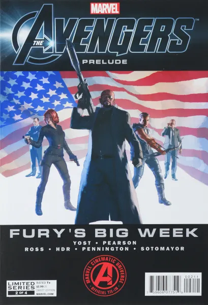 Обложка книги Avengers Prelude: Fury's Big Week #2, Yost C., Pearson E., Ross L.