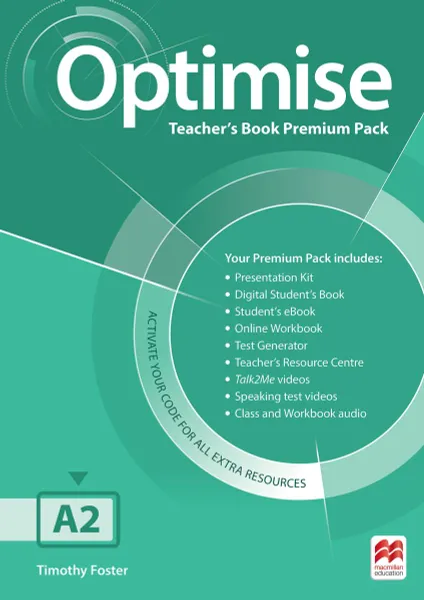 Обложка книги Optimise: Teacher's Book Premium Pack: Level A2, Манн Малколм