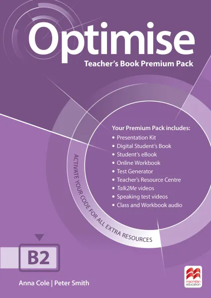 Обложка книги Optimise B2: Teacher’s Book: Premium Pack, Anna Cole, Peter Smith