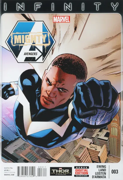 Обложка книги Mighty Avengers #3, Al Ewing, Greg Land, Jason (Jay) Leisten, Frank D'Armata