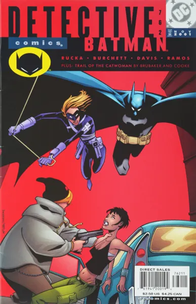 Обложка книги Detective Comics #762, Greg Rucka, Rick Burchett, Dan Davis, Rodney Ramos