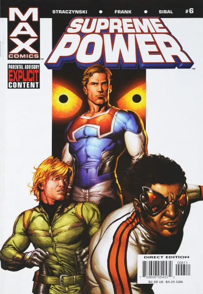 Обложка книги Supreme Power №6, J. Michael Straczynski, Gary Frank, Jonathan Sibal