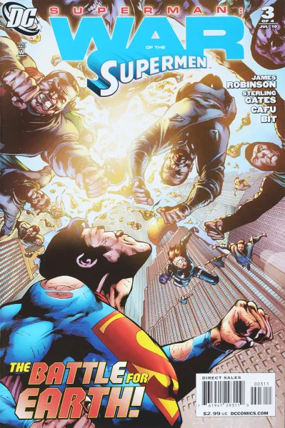 Обложка книги Superman: War of the Supermen №3, Robinson James
