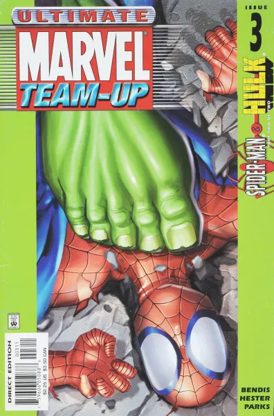 Обложка книги Ultimate Marvel Team-Up №3, Bendis, Hester, Parks