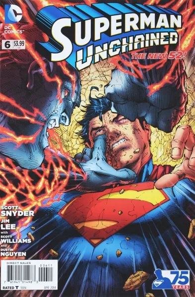 Обложка книги Superman: Unchained №6, Snyder Scott, Lee Jim