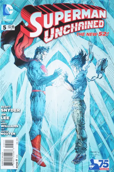 Обложка книги Superman: Unchained №5, Snyder Scott, Lee Jim