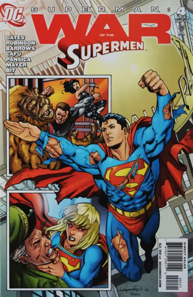 Обложка книги Superman: War of the Supermen №4, Robinson James
