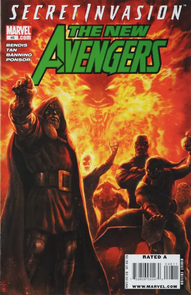 Обложка книги The New Avengers №46, Bendis, Tan, Banning