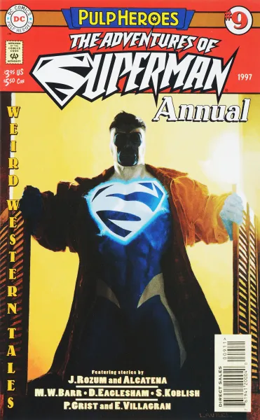 Обложка книги Adventures of Superman Annual №9, Rozum J., Barr M., Koblish S