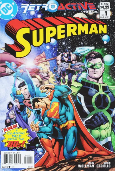 Обложка книги DC Retroactive 1980s: Superman №1, Marv Wolfman, Sergio Cariello