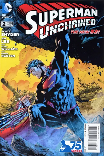Обложка книги Superman: Unchained №2, Snyder Scott, Lee Jim