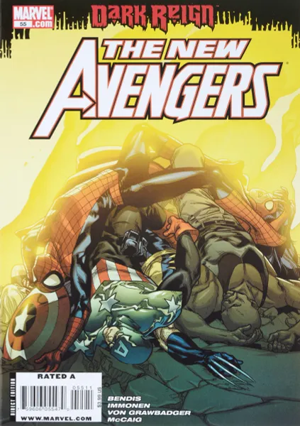 Обложка книги The New Avengers №55, Bendis, Immonen