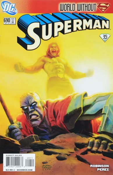 Обложка книги Superman №690, Andrew Robinson, Pere Perez