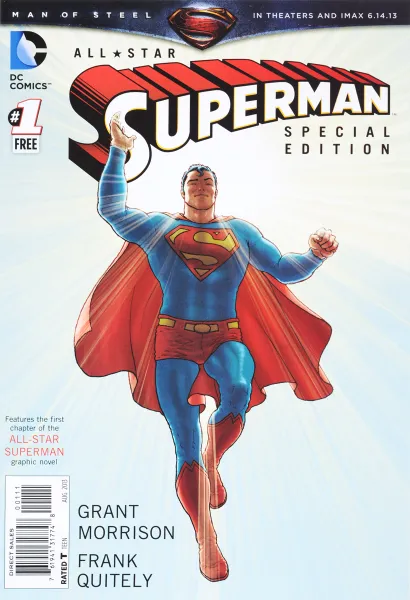 Обложка книги All-Star Superman: Special Edition №1, Grant Morrison, Frank Quitely