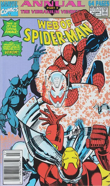 Обложка книги Web of Spider-Man. Annual #7, Danny Fingeroth