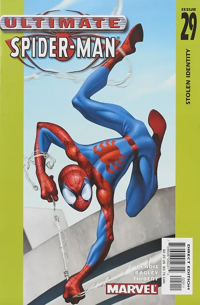 Обложка книги Ultimate Spider-Man #29, Bendis, Bagley