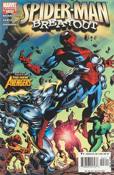 Обложка книги Spider-Man: Breakout #3, Warren Simons