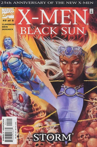 Обложка книги X-Men: Black Sun #2, Chris Claremont, Len Wein, Tom Derenick